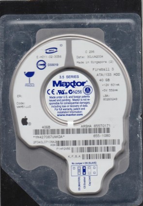 2F040L0 Maxtor 40GB IDE 3.5 Inch Hard Drive