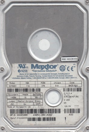 Maxtor 30768H1