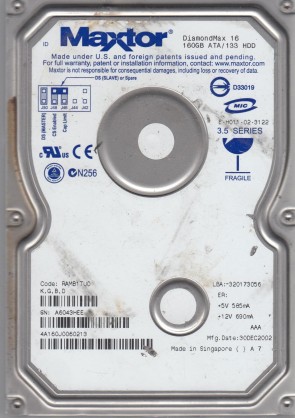 Maxtor4A160J0160 GBIDE3.5