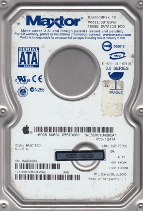 Maxtor6B160M0160 GBSATA3.5