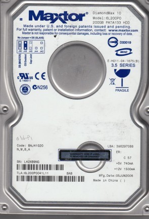 Maxtor 6L200P0 - HDD FAQs