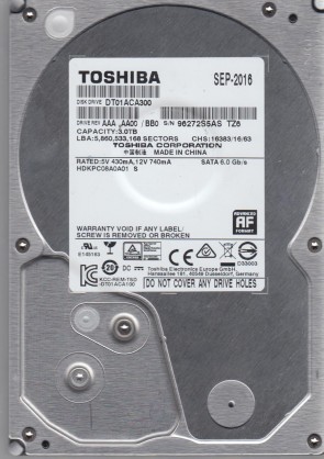 Toshiba DT01ACA300 - HDD FAQs