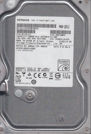 HitachiHCS5C1032CLA382320 GBSATA3.5