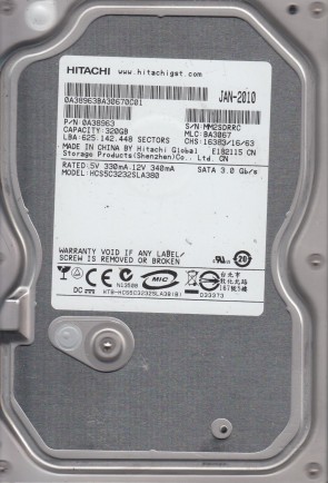 HitachiHCS5C3232SLA380320 GBSATA3.5