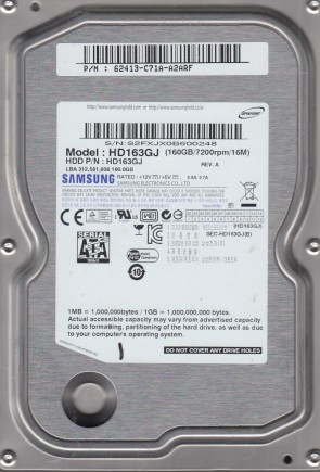 SamsungHD163GJ160 GBSATA3.5