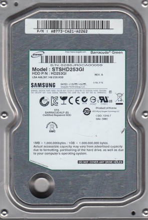 SamsungHD253GI250 GBSATA3.5
