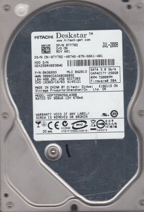 Hitachi HDP725025GLA380 - HDD FAQs