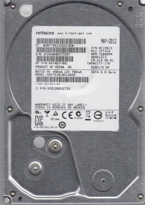 HDS721010CLA632 Hitachi 1TB SATA 3.5 Inch Hard Drive