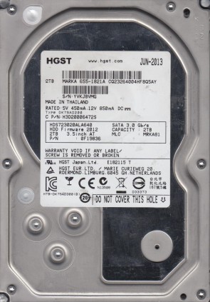 HGST HDS723020ALA640
