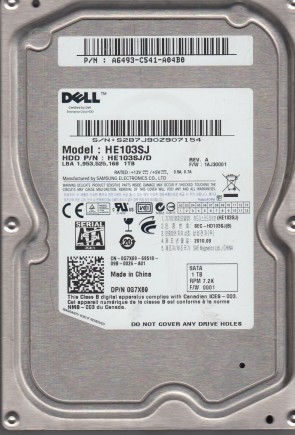 HE103SJ Samsung 1TB SATA 3.5 Inch Hard Drive