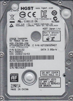 Hitachi HTS545025A7E330