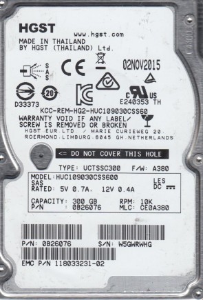 HGST HUC109030CSS600