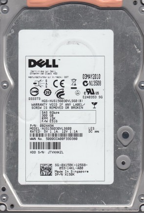 HUS156030VLS600 Hitachi 300GB SAS 3.5 Inch Hard Drive