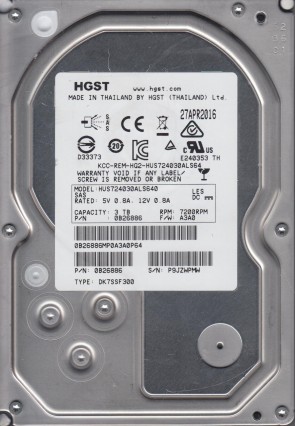 HUS724030ALS640 Hitachi 3TB SAS 3.5 Inch Hard Drive