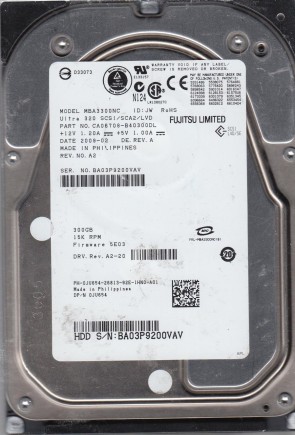 Fujitsu MBA3300NC