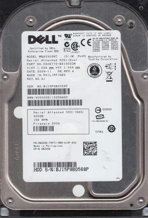 MBA3300RC Fujitsu 300GB SAS 3.5 Inch Hard Drive