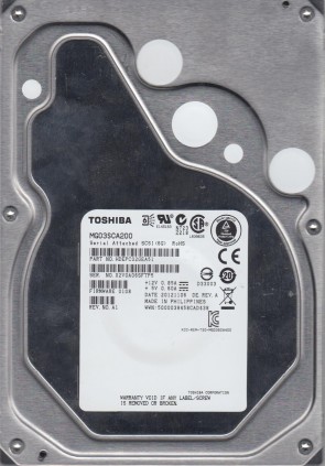 MG03SCA200 Toshiba 2TB SAS 3.5 Inch Hard Drive