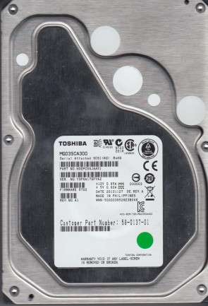 MG03SCA300 Toshiba 3TB SAS 3.5 Inch Hard Drive