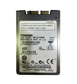 ToshibaMK1216GSG120 GBSATA1.8