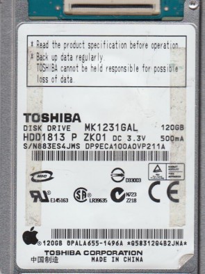 ToshibaMK1231GAL120 GBIDE1.8