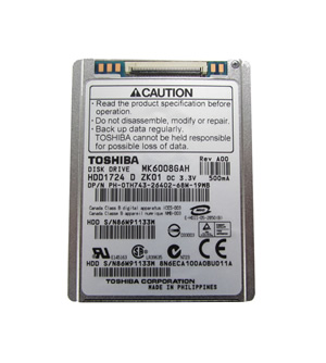 ToshibaMK6008GAH60 GBIDE1.8