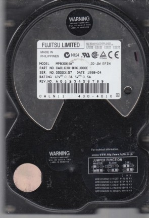 MPB3064AT Fujitsu 6.4GB IDE 3.5 Inch Hard Drive