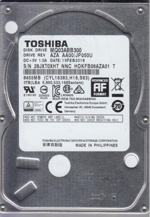 Toshiba MQ03ABB300
