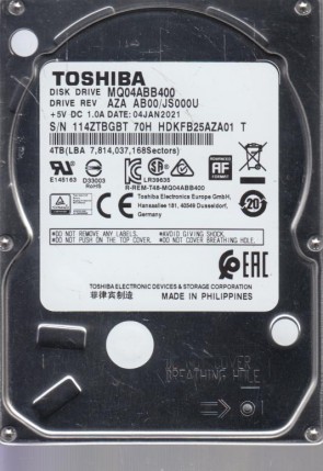 Toshiba MQ04ABB400