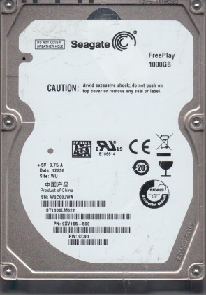 ST1000LM022 Seagate 1TB SATA 2.5 Inch Hard Drive