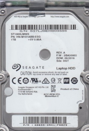 ST1000LM025 Samsung 1TB USB 2.5 Inch Hard Drive