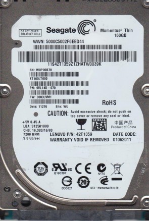 Seagate ST160LT000