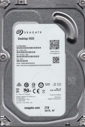 ST2000DM002 Seagate 2TB SATA 3.5 Inch Hard Drive