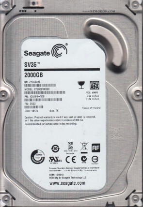 ST2000VX000 Seagate 2TB SATA 3.5 Inch Hard Drive