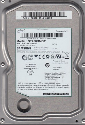 SeagateST250DM001250 GBSATA3.5