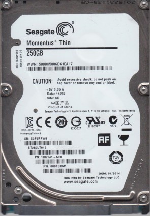 ST250LT012 Seagate 250GB SATA 2.5 Inch Hard Drive