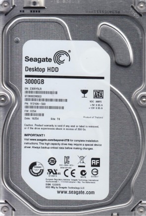 ST3000DM003 Seagate 3TB SATA 3.5 Inch Hard Drive