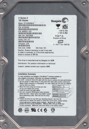 SeagateST3120025ACE120 GBIDE3.5