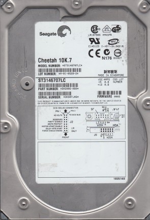 ST3146707LC Seagate 146GB SCSI 3.5 Inch Hard Drive