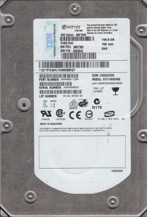ST3146854SS Seagate 146GB SAS 3.5 Inch Hard Drive