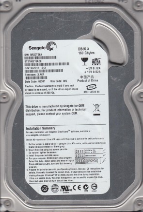 SeagateST3160215ACE160 GBIDE3.5