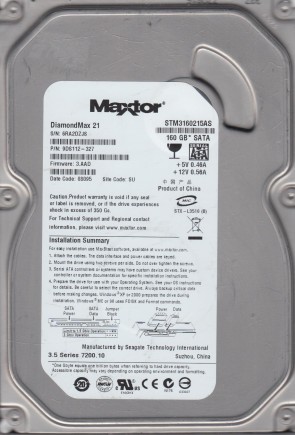 SeagateST3160215AS160 GBSATA3.5