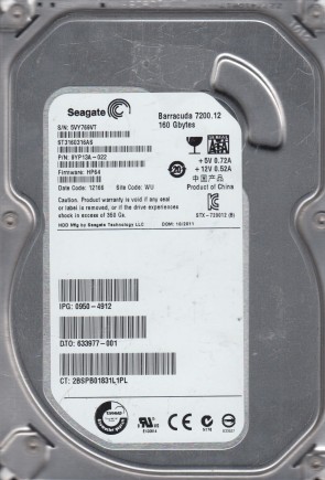 ST3160316AS Seagate 160GB SATA 3.5 Inch Hard Drive