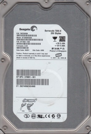 ST3250823A Seagate 250GB IDE 3.5 Inch Hard Drive
