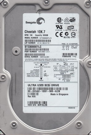 ST3300007LC Seagate 300GB SCSI 3.5 Inch Hard Drive