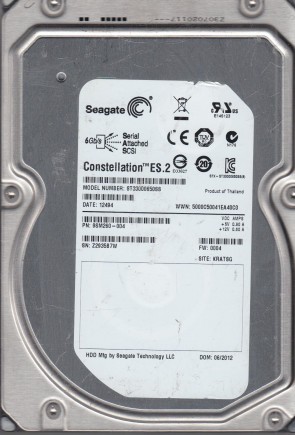 ST33000650SS Seagate 3TB SAS 3.5 Inch Hard Drive