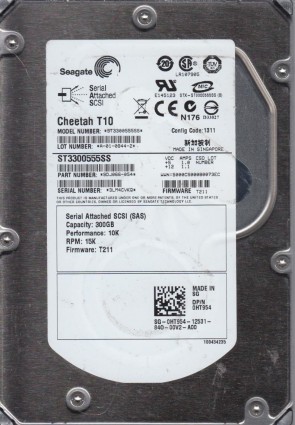 ST3300555SS Seagate 300GB SAS 3.5 Inch Hard Drive