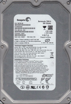 ST3300622A Seagate 300GB IDE 3.5 Inch Hard Drive