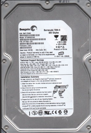 SeagateST3300631AS300 GBSATA3.5