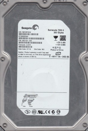 ST3300822AS Seagate 300GB SATA 3.5 Inch Hard Drive