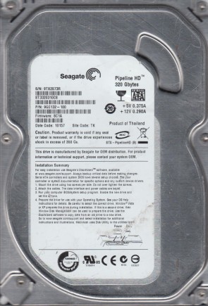ST3320310CS Seagate 320GB SATA 3.5 Inch Hard Drive